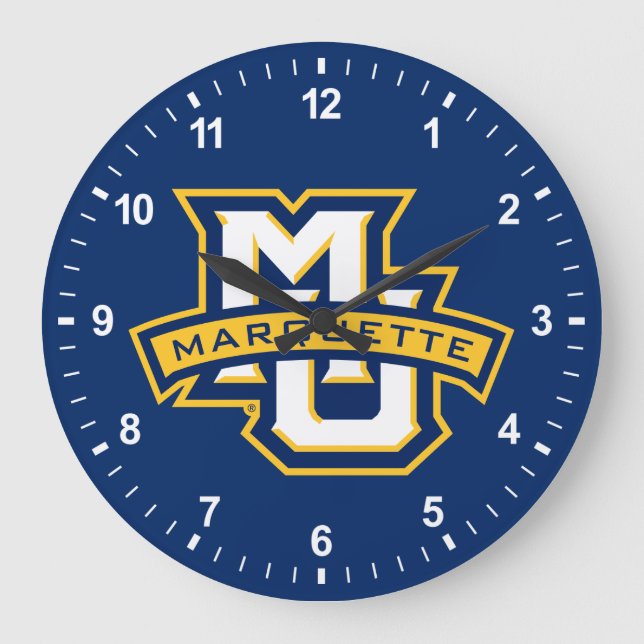 MU Marquette Large Clock (Front)