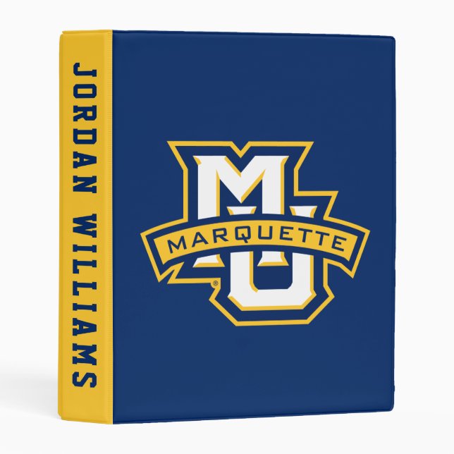 MU Marquette Mini Binder (Front/Spine)