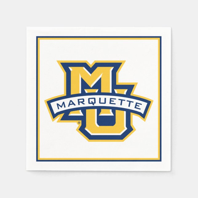 MU Marquette Napkins (Front)