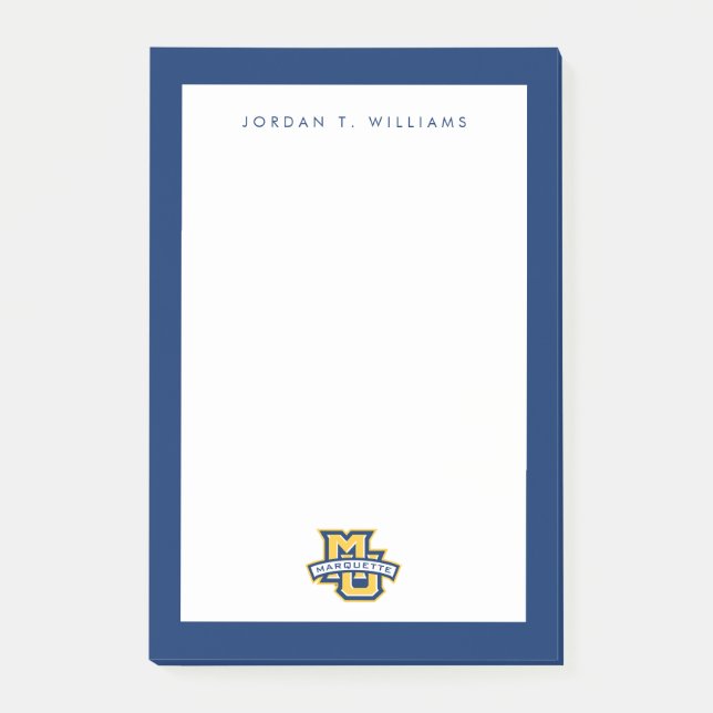 MU Marquette Post-it Notes (Front)