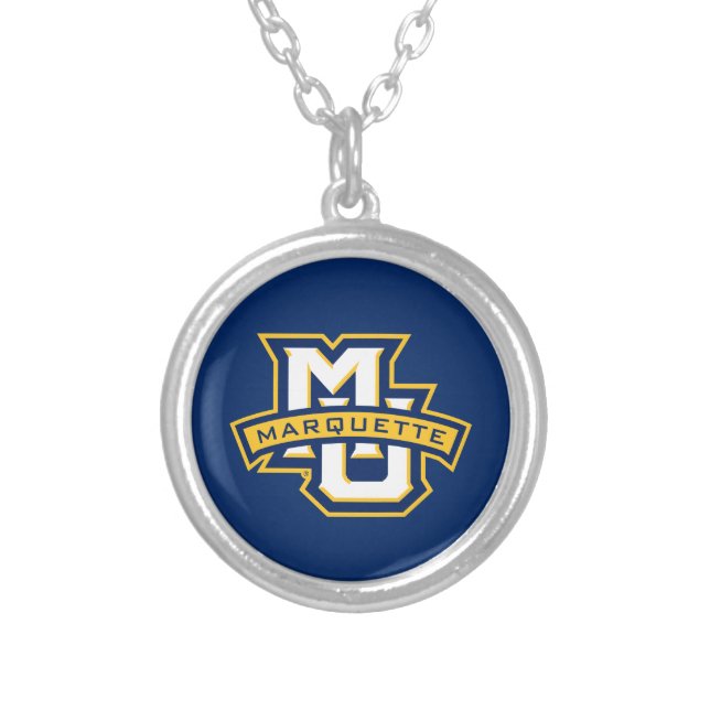 MU Marquette Silver Plated Necklace (Front)