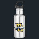 MU Marquette Stainless Steel Water Bottle<br><div class="desc">Check out these Marquette University designs! Show off your Marquette pride with these new University products. These make the perfect gifts for the MU student,  alumni,  family,  friend or fan in your life. All of these Zazzle products are customizable with your name,  class year,  or club. Go Golden Eagles!</div>