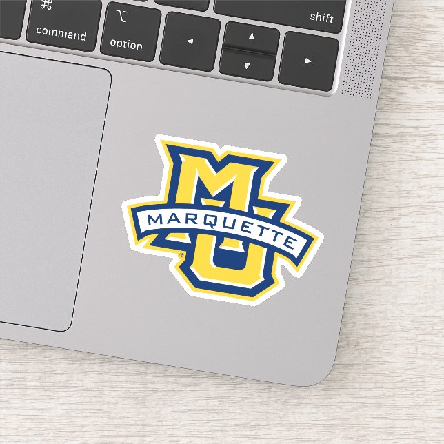 MU Marquette Sticker (Detail)