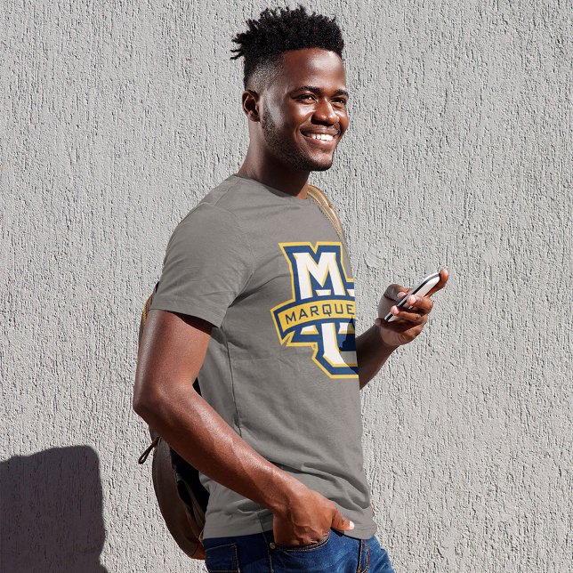 MU Marquette T-Shirt (Person wearing shirt)