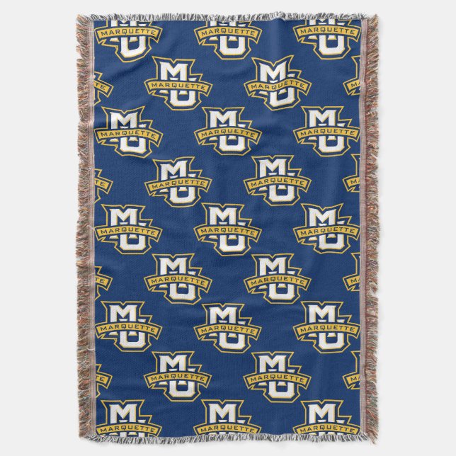 MU Marquette Throw Blanket (Front Vertical)