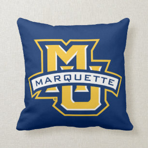 MU Marquette Throw Pillow