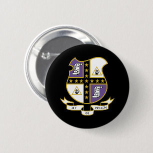 Mu Phi Epsilon Coat of Arms Button