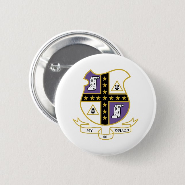 Mu Phi Epsilon Coat of Arms Button (Front & Back)