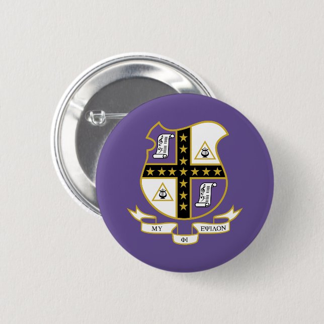 Mu Phi Epsilon Coat of Arms Button (Front & Back)