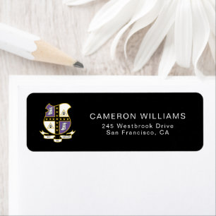 Mu Phi Epsilon Coat of Arms Label
