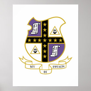 Mu Phi Epsilon Coat of Arms Poster
