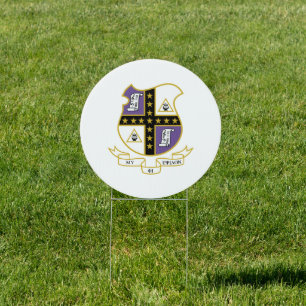 Mu Phi Epsilon Coat of Arms Sign