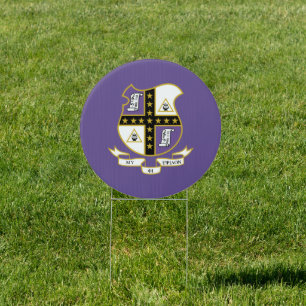 Mu Phi Epsilon Coat of Arms Sign
