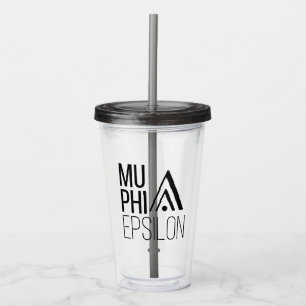Mu Phi Epsilon Logo Acrylic Tumbler