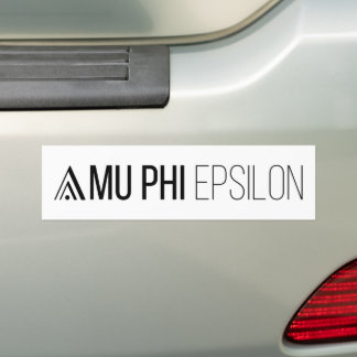 Mu Phi Epsilon Logo Bumper Sticker