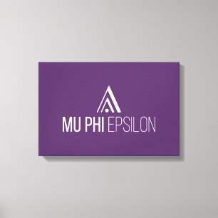 Mu Phi Epsilon Logo Canvas Print