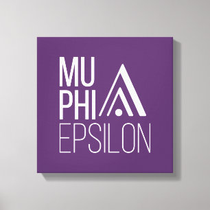 Mu Phi Epsilon Logo Canvas Print
