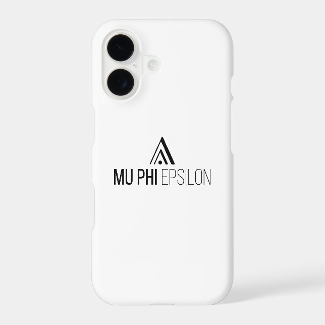 Mu Phi Epsilon Logo Iphone Case (Back)