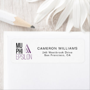 Mu Phi Epsilon Logo Label