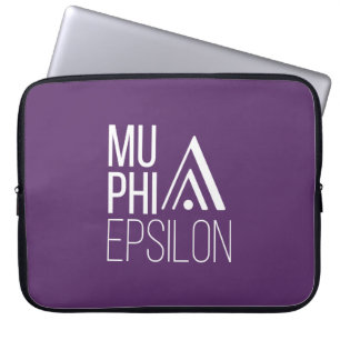 Mu Phi Epsilon Logo Laptop Sleeve