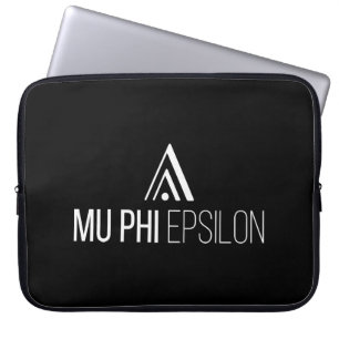 Mu Phi Epsilon Logo Laptop Sleeve