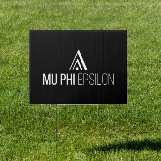 Mu Phi Epsilon Logo Sign