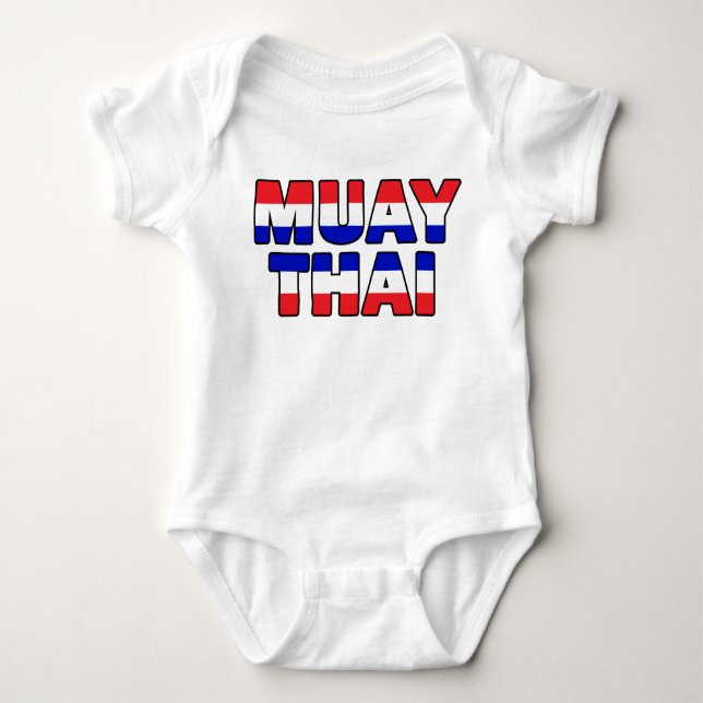 Muay Thai Baby Bodysuit (Front)