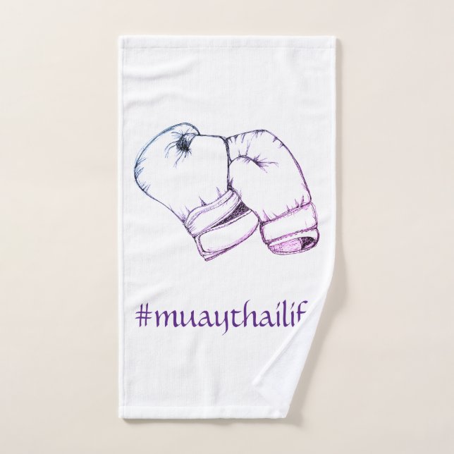 Muay Thai Boxing Gloves Hand Towel (Hand Towel)