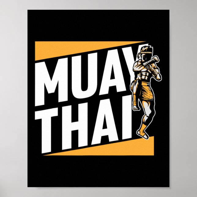 Muay Thai Boxing Hob  Poster (Front)