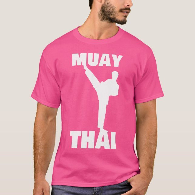 Muay Thai Boxing Kickboxing T-Shirt (Front)