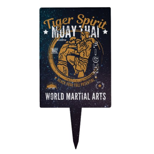 Muay Thai Cake Topper _ Tiger Spirit