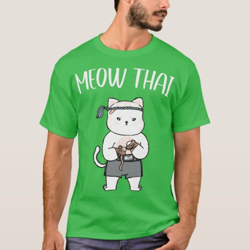 Muay Thai Cat  1  T_Shirt