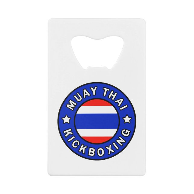 Muay Thai Credit Card Bottle Opener (Front)