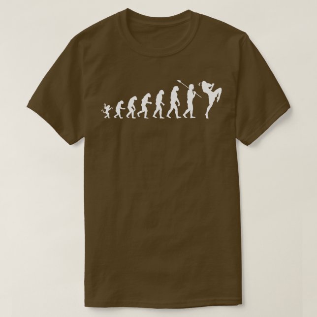 Muay Thai Evolution Thailand Martial Art T-Shirt (Design Front)