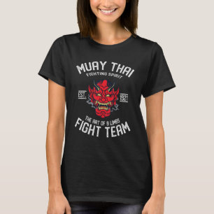 Muay Thai Fight Team  Thailand Thai Boxing MMA Oni T-Shirt