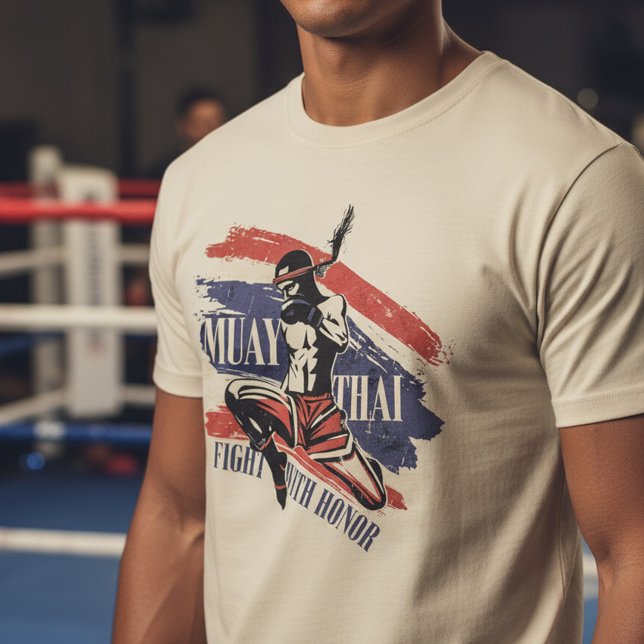 Muay Thai - Fight With Honor T-Shirt (Creator Uploaded)