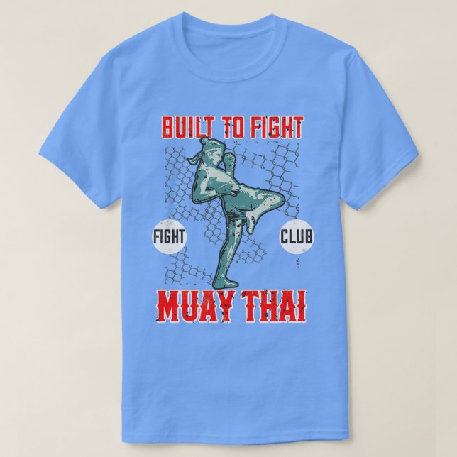 Muay Thai Fighter Martial Arts Boxing T-Shirt (Design Front)
