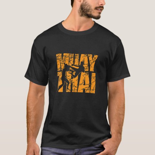 Muay Thai Fighting With Style T_Shirt