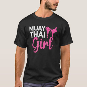 Muay Thai Girl Muay Thai Boxing Kickboxing T-Shirt