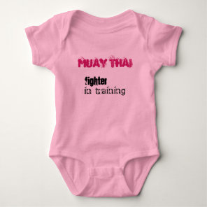 Muay Thai - in training Baby Bodysuit