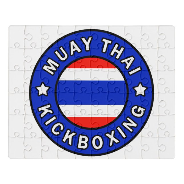 Muay Thai Kickboxing Jigsaw Puzzle (Puzzle Horizontal)