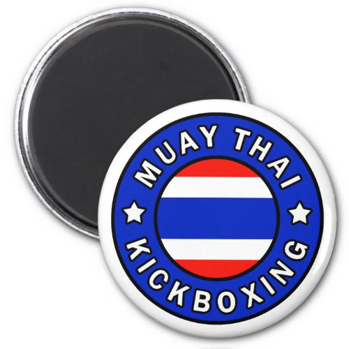 Muay Thai Kickboxing Magnet