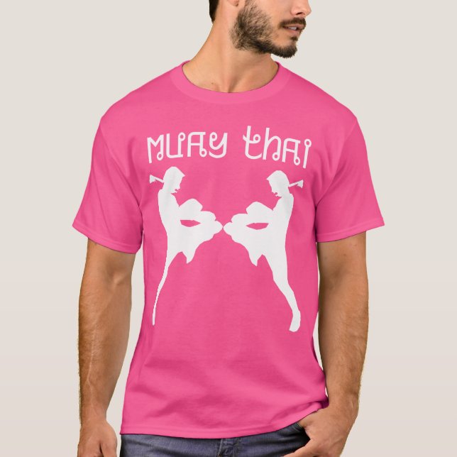 Muay Thai Kickboxing Martial Arts Mma Fighting T-Shirt (Front)