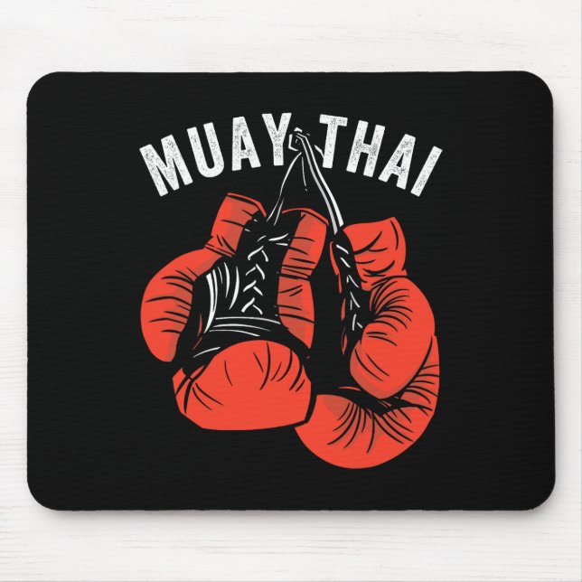Muay Thai Kickboxing, Muay Thai Gloves, Muay Thai  Mouse Pad (Front)