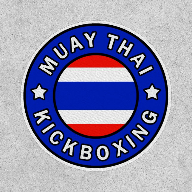 Muay Thai Kickboxing Patch (Front)