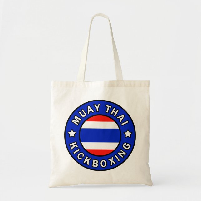Muay Thai Kickboxing Tote Bag (Front)