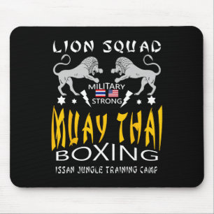 Muay Thai Kickboxing Training Mma Workout Gym Mouse Pad