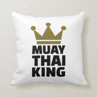 Muay Thai King Throw Pillow