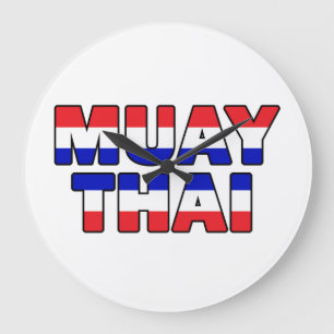 Muay Thai Large Clock