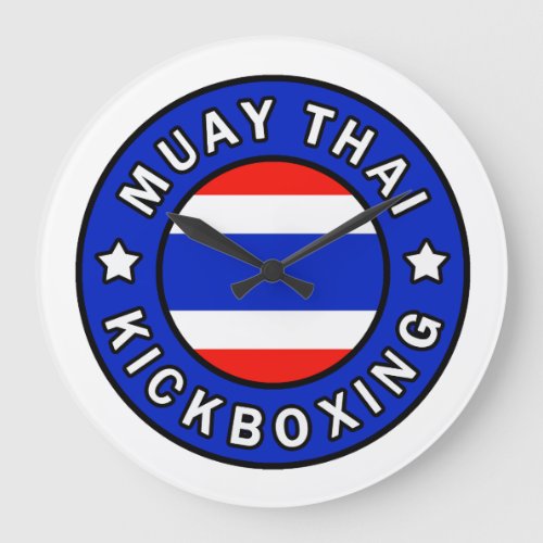 Muay Thai Large Clock
